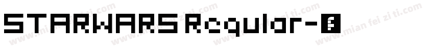 STARWARS Regular字体转换